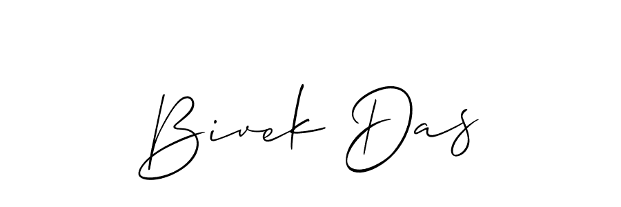 Similarly Allison_Script is the best handwritten signature design. Signature creator online .You can use it as an online autograph creator for name Bivek Das. Bivek Das signature style 2 images and pictures png