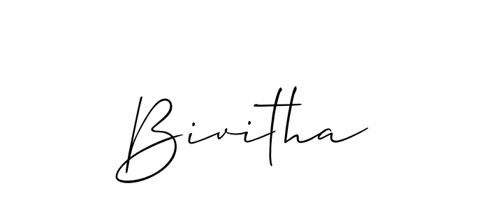 Best and Professional Signature Style for Bivitha. Allison_Script Best Signature Style Collection. Bivitha signature style 2 images and pictures png