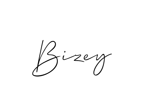 You should practise on your own different ways (Allison_Script) to write your name (Bizey) in signature. don't let someone else do it for you. Bizey signature style 2 images and pictures png