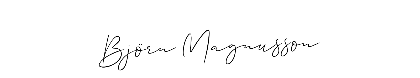 if you are searching for the best signature style for your name Björn Magnusson. so please give up your signature search. here we have designed multiple signature styles  using Allison_Script. Björn Magnusson signature style 2 images and pictures png