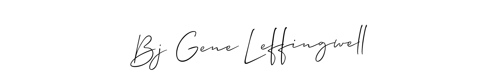 Best and Professional Signature Style for Bj Gene Leffingwell. Allison_Script Best Signature Style Collection. Bj Gene Leffingwell signature style 2 images and pictures png