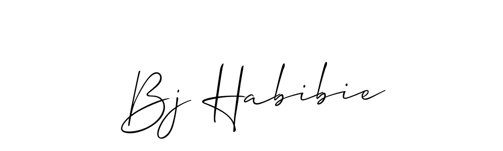 You should practise on your own different ways (Allison_Script) to write your name (Bj Habibie) in signature. don't let someone else do it for you. Bj Habibie signature style 2 images and pictures png