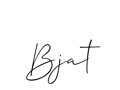 Make a short Bjat signature style. Manage your documents anywhere anytime using Allison_Script. Create and add eSignatures, submit forms, share and send files easily. Bjat signature style 2 images and pictures png