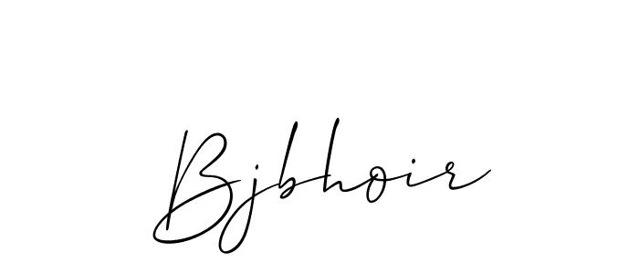 Design your own signature with our free online signature maker. With this signature software, you can create a handwritten (Allison_Script) signature for name Bjbhoir. Bjbhoir signature style 2 images and pictures png