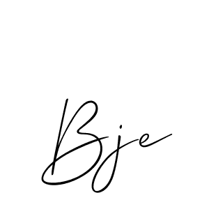 Make a beautiful signature design for name Bje. Use this online signature maker to create a handwritten signature for free. Bje signature style 2 images and pictures png