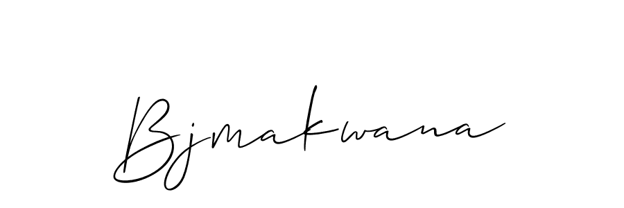 How to Draw Bjmakwana signature style? Allison_Script is a latest design signature styles for name Bjmakwana. Bjmakwana signature style 2 images and pictures png