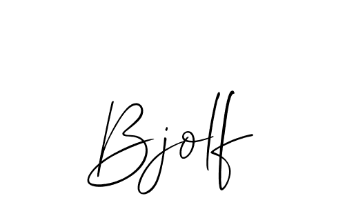 Allison_Script is a professional signature style that is perfect for those who want to add a touch of class to their signature. It is also a great choice for those who want to make their signature more unique. Get Bjolf name to fancy signature for free. Bjolf signature style 2 images and pictures png