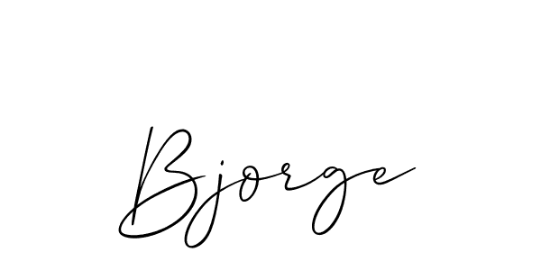 Bjorge stylish signature style. Best Handwritten Sign (Allison_Script) for my name. Handwritten Signature Collection Ideas for my name Bjorge. Bjorge signature style 2 images and pictures png