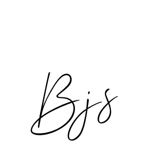 Use a signature maker to create a handwritten signature online. With this signature software, you can design (Allison_Script) your own signature for name Bjs. Bjs signature style 2 images and pictures png