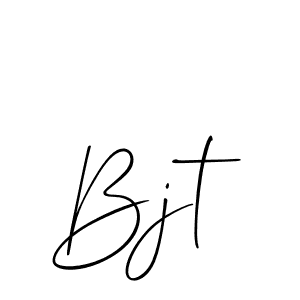 How to Draw Bjt signature style? Allison_Script is a latest design signature styles for name Bjt. Bjt signature style 2 images and pictures png