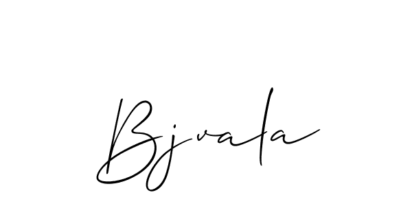 Design your own signature with our free online signature maker. With this signature software, you can create a handwritten (Allison_Script) signature for name Bjvala. Bjvala signature style 2 images and pictures png