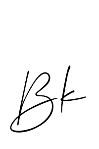 Allison_Script is a professional signature style that is perfect for those who want to add a touch of class to their signature. It is also a great choice for those who want to make their signature more unique. Get Bk name to fancy signature for free. Bk signature style 2 images and pictures png