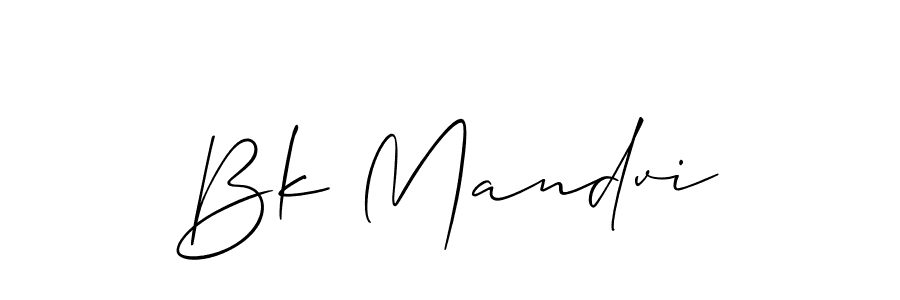 Best and Professional Signature Style for Bk Mandvi. Allison_Script Best Signature Style Collection. Bk Mandvi signature style 2 images and pictures png