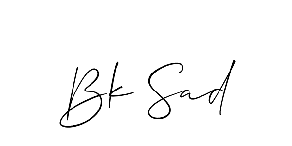 You can use this online signature creator to create a handwritten signature for the name Bk Sad. This is the best online autograph maker. Bk Sad signature style 2 images and pictures png