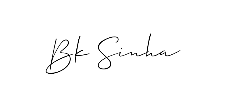 You can use this online signature creator to create a handwritten signature for the name Bk Sinha. This is the best online autograph maker. Bk Sinha signature style 2 images and pictures png