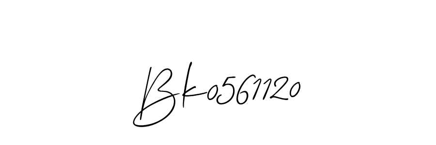 Create a beautiful signature design for name Bk0561120. With this signature (Allison_Script) fonts, you can make a handwritten signature for free. Bk0561120 signature style 2 images and pictures png