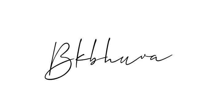 You should practise on your own different ways (Allison_Script) to write your name (Bkbhuva) in signature. don't let someone else do it for you. Bkbhuva signature style 2 images and pictures png