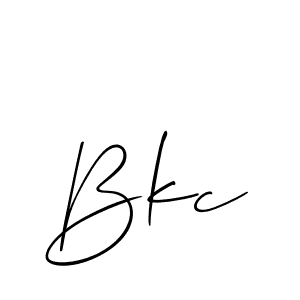 if you are searching for the best signature style for your name Bkc. so please give up your signature search. here we have designed multiple signature styles  using Allison_Script. Bkc signature style 2 images and pictures png