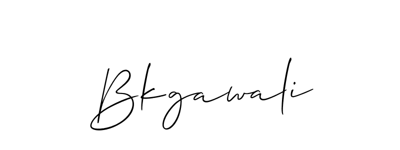 Also You can easily find your signature by using the search form. We will create Bkgawali name handwritten signature images for you free of cost using Allison_Script sign style. Bkgawali signature style 2 images and pictures png