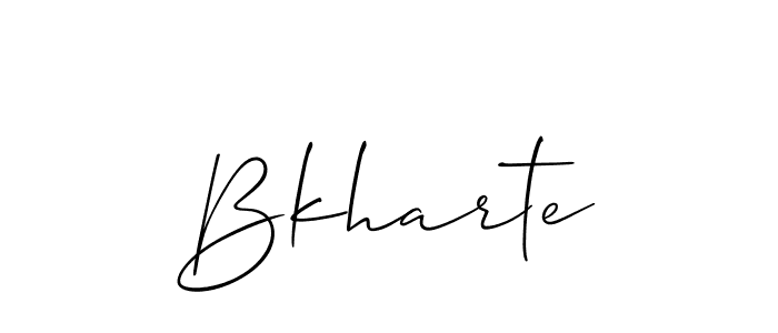 Make a beautiful signature design for name Bkharte. Use this online signature maker to create a handwritten signature for free. Bkharte signature style 2 images and pictures png