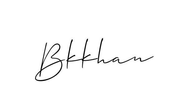 Once you've used our free online signature maker to create your best signature Allison_Script style, it's time to enjoy all of the benefits that Bkkhan name signing documents. Bkkhan signature style 2 images and pictures png