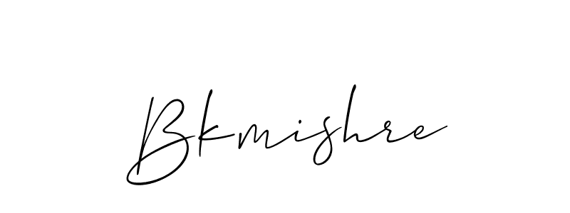 Make a beautiful signature design for name Bkmishre. Use this online signature maker to create a handwritten signature for free. Bkmishre signature style 2 images and pictures png