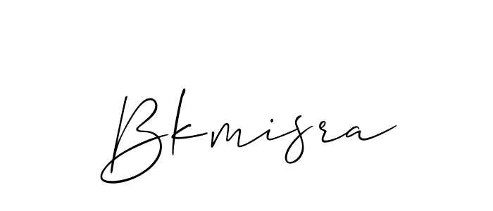 Make a beautiful signature design for name Bkmisra. Use this online signature maker to create a handwritten signature for free. Bkmisra signature style 2 images and pictures png