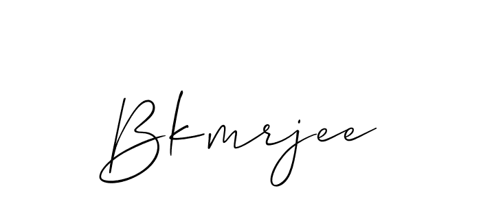 Best and Professional Signature Style for Bkmrjee. Allison_Script Best Signature Style Collection. Bkmrjee signature style 2 images and pictures png