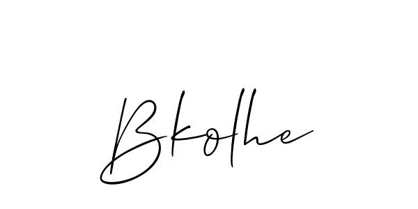 You can use this online signature creator to create a handwritten signature for the name Bkolhe. This is the best online autograph maker. Bkolhe signature style 2 images and pictures png