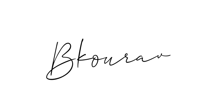 How to Draw Bkourav signature style? Allison_Script is a latest design signature styles for name Bkourav. Bkourav signature style 2 images and pictures png