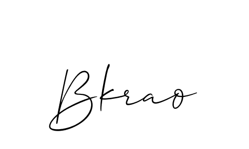 Similarly Allison_Script is the best handwritten signature design. Signature creator online .You can use it as an online autograph creator for name Bkrao. Bkrao signature style 2 images and pictures png