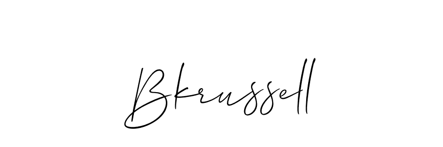 How to make Bkrussell name signature. Use Allison_Script style for creating short signs online. This is the latest handwritten sign. Bkrussell signature style 2 images and pictures png