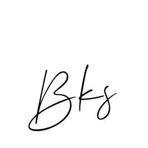 It looks lik you need a new signature style for name Bks. Design unique handwritten (Allison_Script) signature with our free signature maker in just a few clicks. Bks signature style 2 images and pictures png