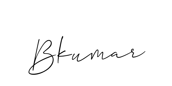 Best and Professional Signature Style for Bkumar. Allison_Script Best Signature Style Collection. Bkumar signature style 2 images and pictures png