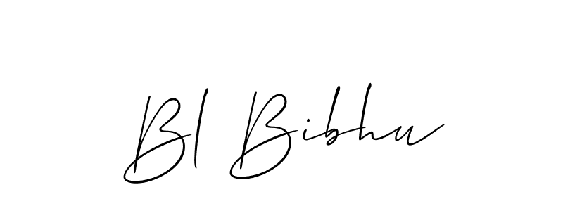 You can use this online signature creator to create a handwritten signature for the name Bl Bibhu. This is the best online autograph maker. Bl Bibhu signature style 2 images and pictures png