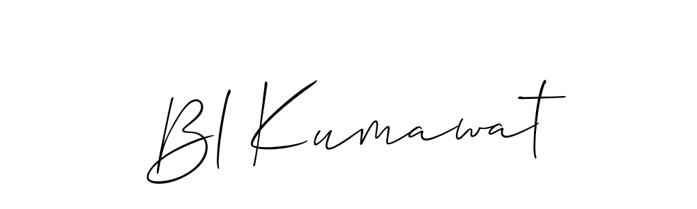 Once you've used our free online signature maker to create your best signature Allison_Script style, it's time to enjoy all of the benefits that Bl Kumawat name signing documents. Bl Kumawat signature style 2 images and pictures png