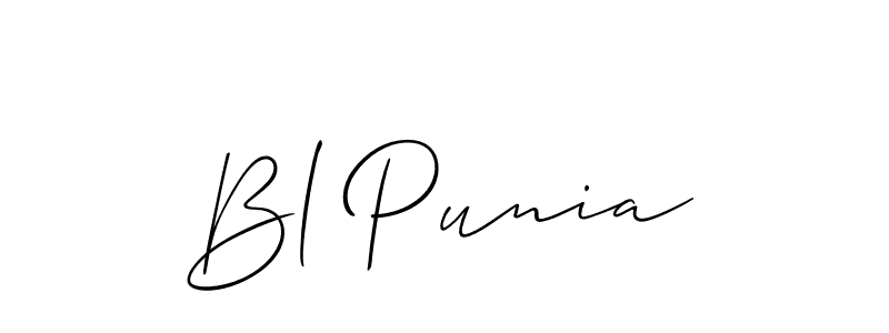 See photos of Bl Punia official signature by Spectra . Check more albums & portfolios. Read reviews & check more about Allison_Script font. Bl Punia signature style 2 images and pictures png