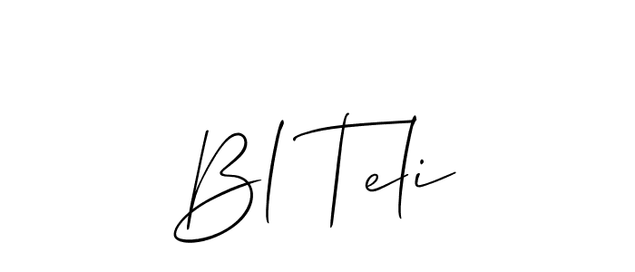 Here are the top 10 professional signature styles for the name Bl Teli. These are the best autograph styles you can use for your name. Bl Teli signature style 2 images and pictures png