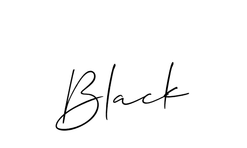 Use a signature maker to create a handwritten signature online. With this signature software, you can design (Allison_Script) your own signature for name Black. Black signature style 2 images and pictures png