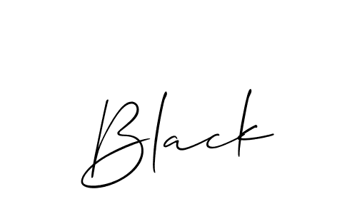 You should practise on your own different ways (Allison_Script) to write your name (Black) in signature. don't let someone else do it for you. Black signature style 2 images and pictures png