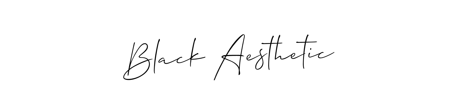 Also You can easily find your signature by using the search form. We will create Black Aesthetic name handwritten signature images for you free of cost using Allison_Script sign style. Black Aesthetic signature style 2 images and pictures png