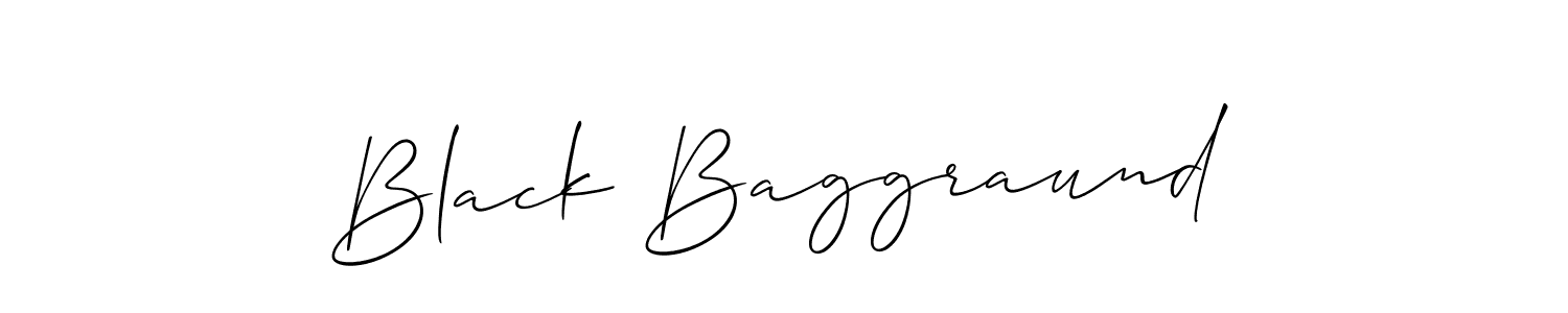 Check out images of Autograph of Black Baggraund name. Actor Black Baggraund Signature Style. Allison_Script is a professional sign style online. Black Baggraund signature style 2 images and pictures png