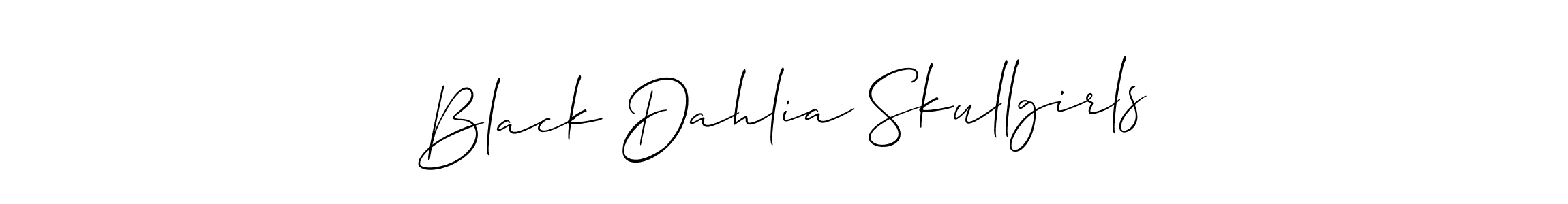 Once you've used our free online signature maker to create your best signature Allison_Script style, it's time to enjoy all of the benefits that Black Dahlia Skullgirls name signing documents. Black Dahlia Skullgirls signature style 2 images and pictures png