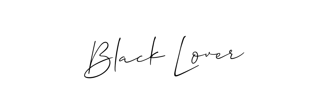 Create a beautiful signature design for name Black Lover. With this signature (Allison_Script) fonts, you can make a handwritten signature for free. Black Lover signature style 2 images and pictures png