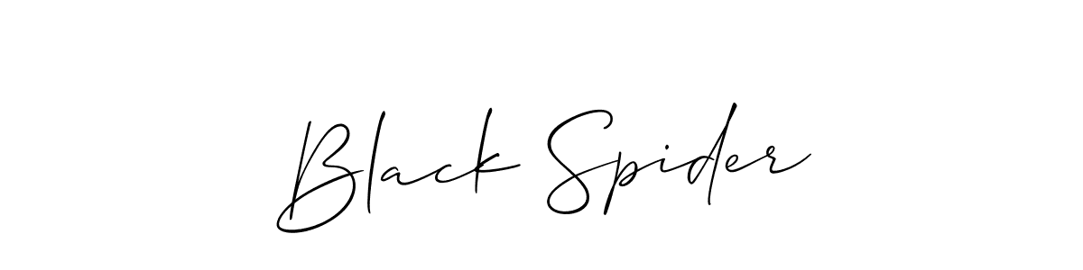 Allison_Script is a professional signature style that is perfect for those who want to add a touch of class to their signature. It is also a great choice for those who want to make their signature more unique. Get Black Spider name to fancy signature for free. Black Spider signature style 2 images and pictures png