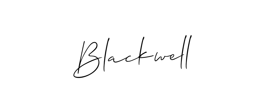 The best way (Allison_Script) to make a short signature is to pick only two or three words in your name. The name Blackwell include a total of six letters. For converting this name. Blackwell signature style 2 images and pictures png