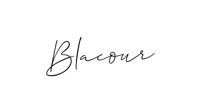 You should practise on your own different ways (Allison_Script) to write your name (Blacour) in signature. don't let someone else do it for you. Blacour signature style 2 images and pictures png