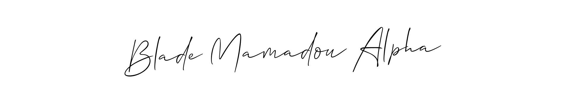 Best and Professional Signature Style for Blade Mamadou Alpha. Allison_Script Best Signature Style Collection. Blade Mamadou Alpha signature style 2 images and pictures png