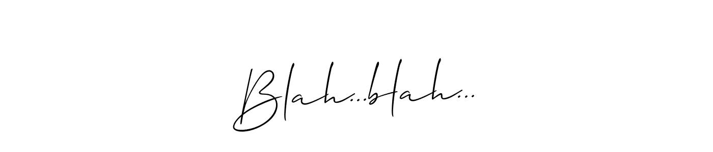 Check out images of Autograph of Blah...blah... name. Actor Blah...blah... Signature Style. Allison_Script is a professional sign style online. Blah...blah... signature style 2 images and pictures png