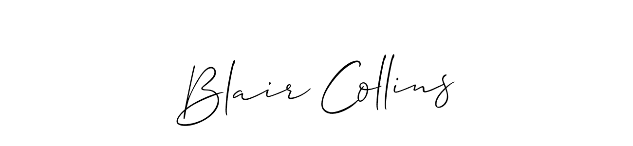 Best and Professional Signature Style for Blair Collins. Allison_Script Best Signature Style Collection. Blair Collins signature style 2 images and pictures png